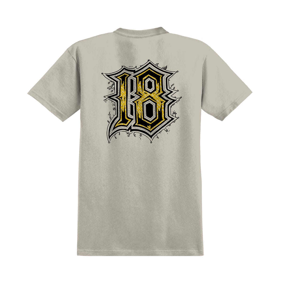 ANTI-HERO T-SHIRT Anti-Hero Medival Tee - Creme Heather