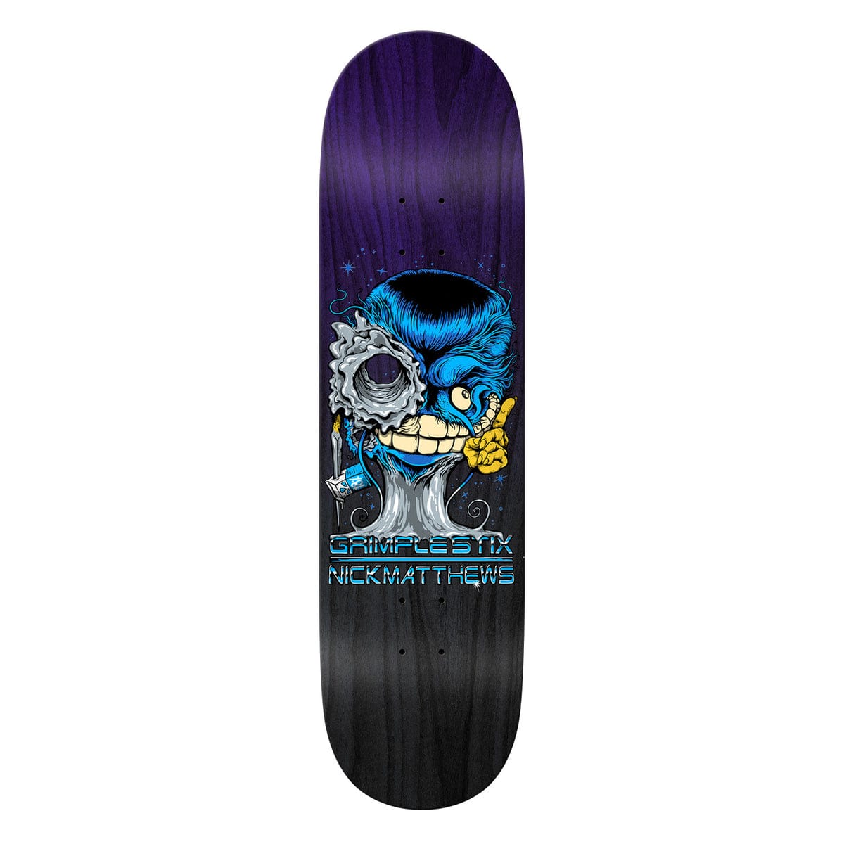 ANTI-HERO DECK 8.5 Anti Hero Nick Matthews Grimplenator Deck - 8.5