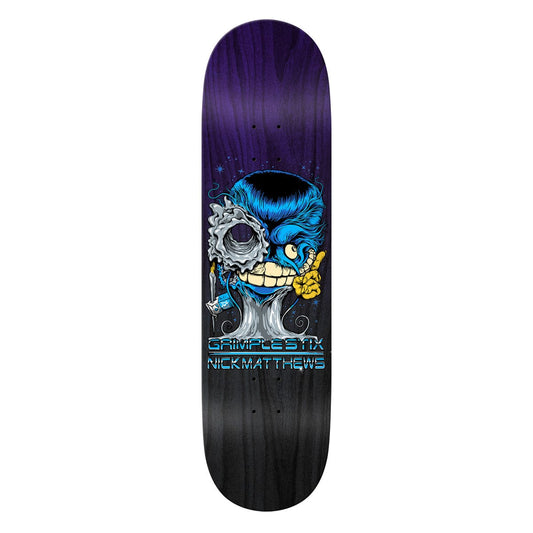 ANTI-HERO DECK 8.5 Anti Hero Nick Matthews Grimplenator Deck - 8.5