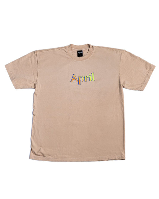 APRIL T-SHIRT April 3000 Tee - Beige