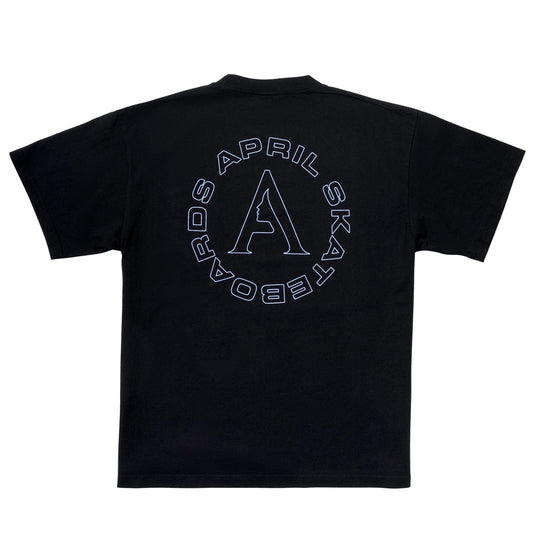 APRIL T-SHIRT L April Full Circle Tee - Black