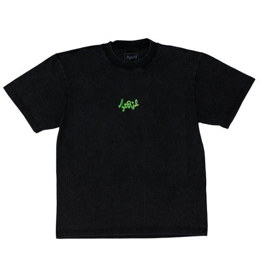 APRIL T-SHIRT April Skateboards Mushroom By Ema Gaspar Tee - Black