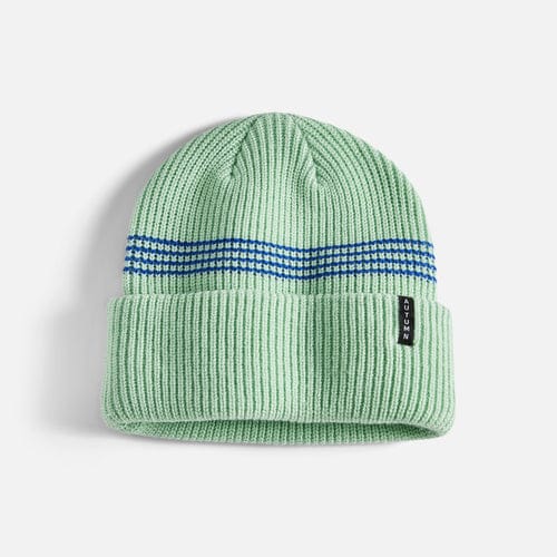 AUTUMN HEADWEAR BEANIE Autumn Mini Stripe Beanie - Green Cobalt