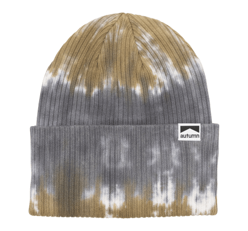 AUTUMN HEADWEAR BEANIE Autumn Tie Dye Split Surplus Beanie - Khaki