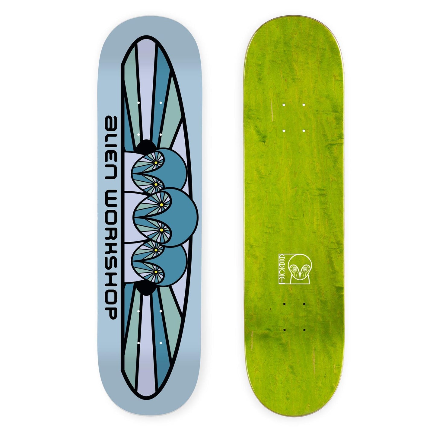 Alien Workshop Owlien Blue Twin Tail Deck - 8.3