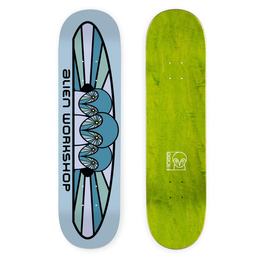 Alien Workshop Owlien Blue Twin Tail Deck - 8.3