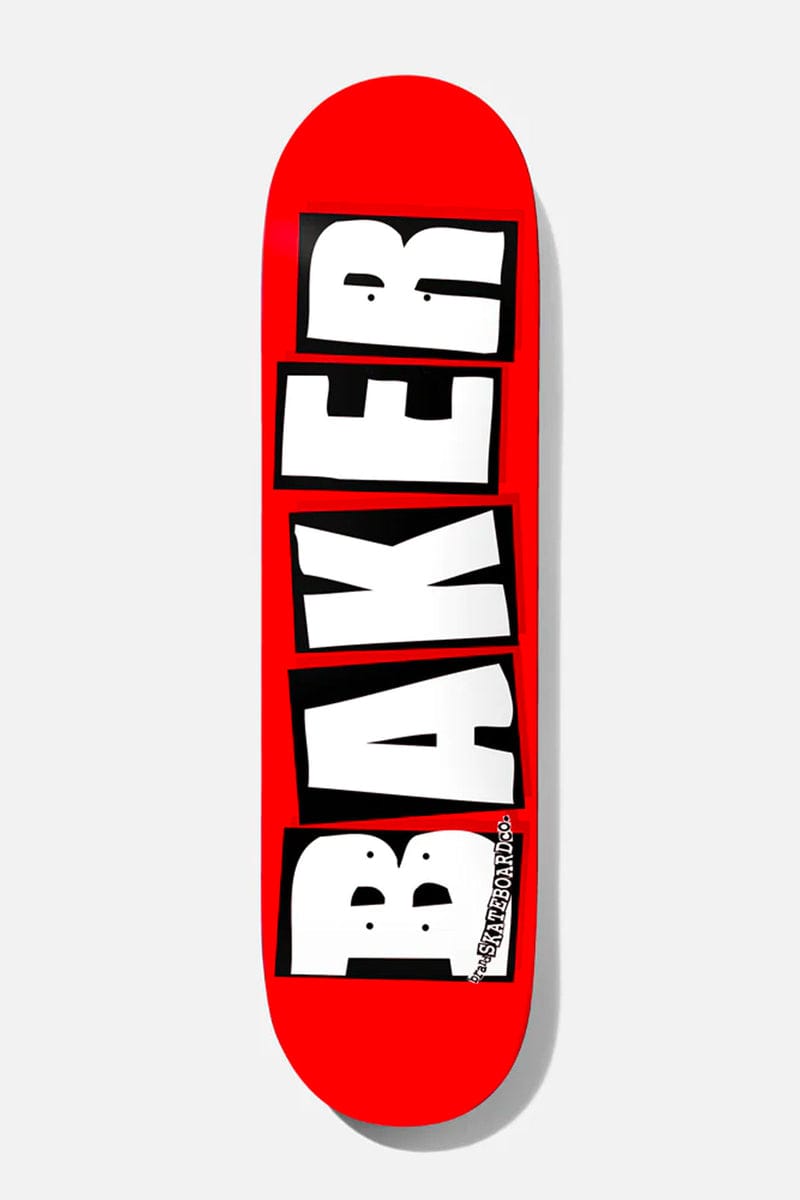 BAKER DECK Baker Brand Logo Red Deck