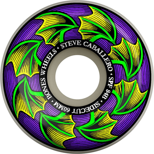 BONES WHEELS 60mm Bones Wheels SPF Caballero Bat Wings Sidecuts 60mm - 84B