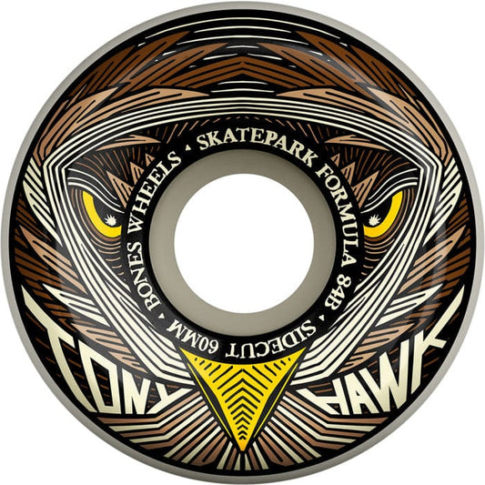 BONES WHEELS 60mm Bones Wheels SPF Tony Hawk Night Hawk Sidecut 60mm - 84B