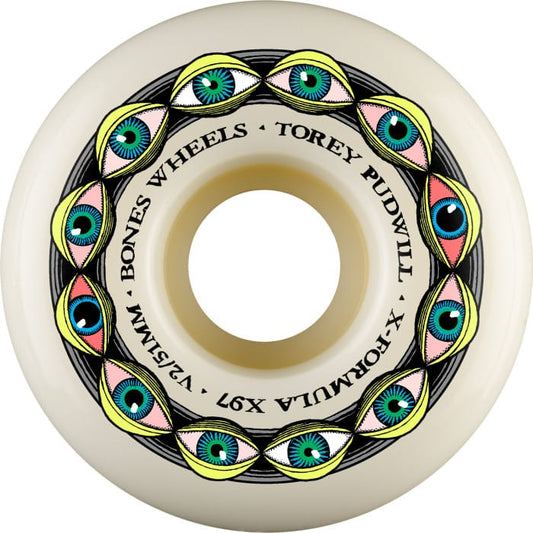 BONES WHEELS 51mm Bones X-Formula Pudwill Frying Eyes V2 Lock In Wheels 51mm - 97a