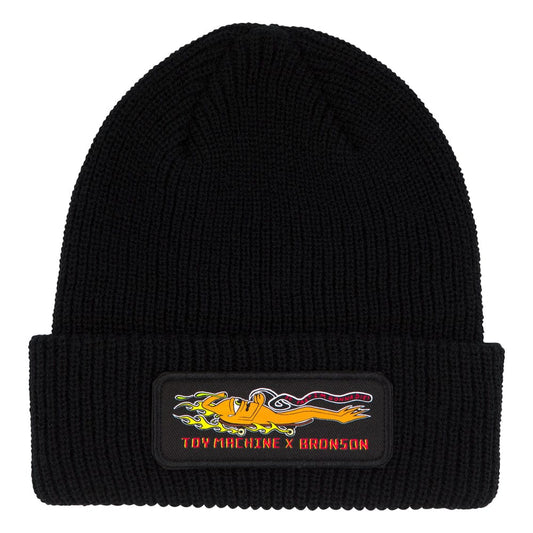 BRONSON SPEED CO. BEANIE Bronson x Toy Machine Beanie - Black