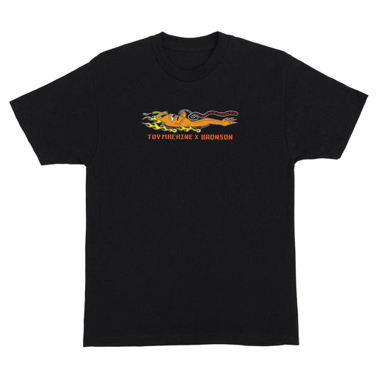BRONSON SPEED CO. T-SHIRT Bronson x Toy Machine Tee - Black