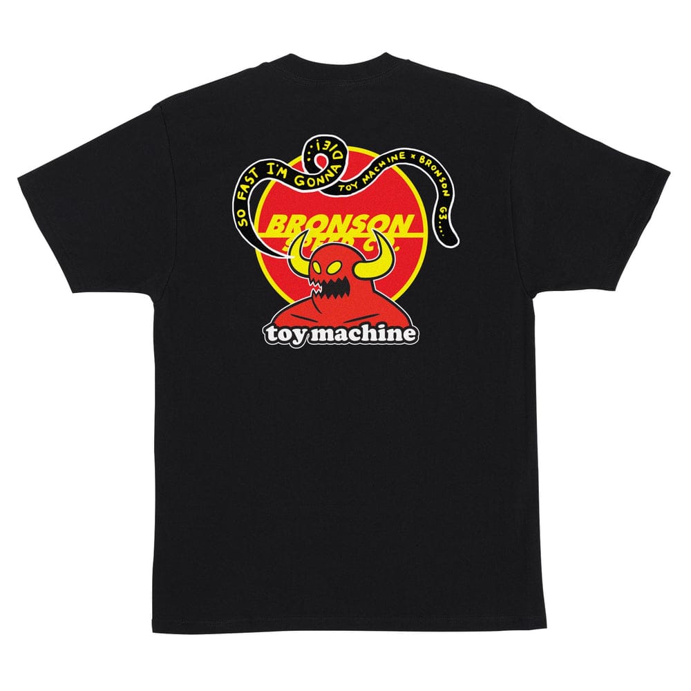 BRONSON SPEED CO. T-SHIRT Bronson x Toy Machine Tee - Black