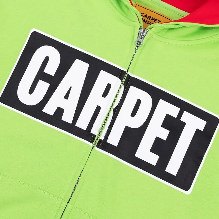 Carpet Company HOODIE L Carpet Biohazard Hoodie - Green