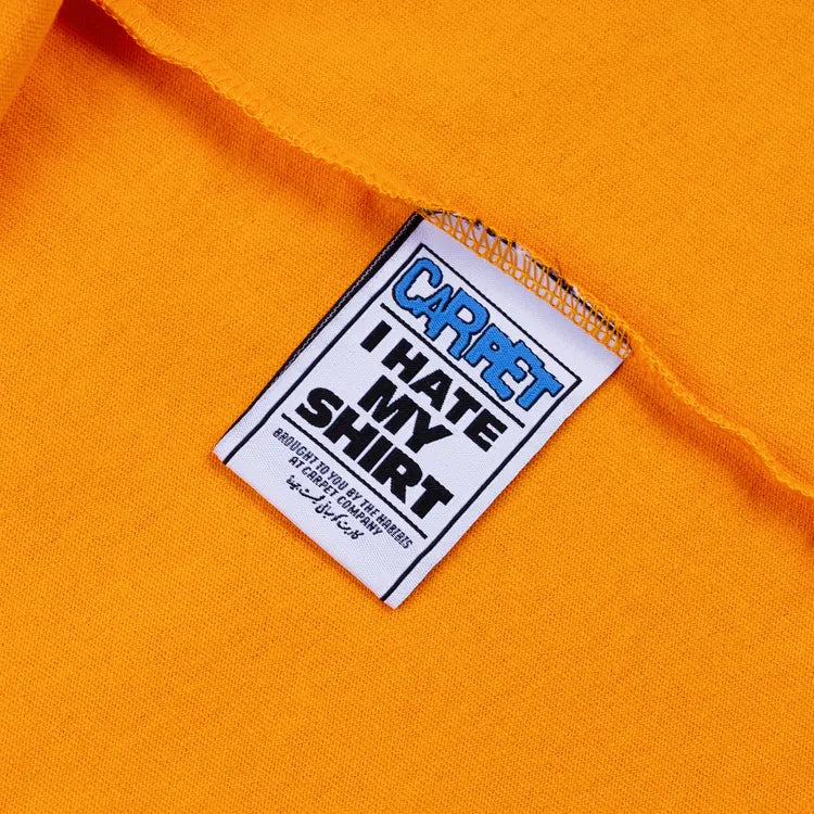 Carpet Company T-SHIRT Carpet Biohazard Tee - Orange