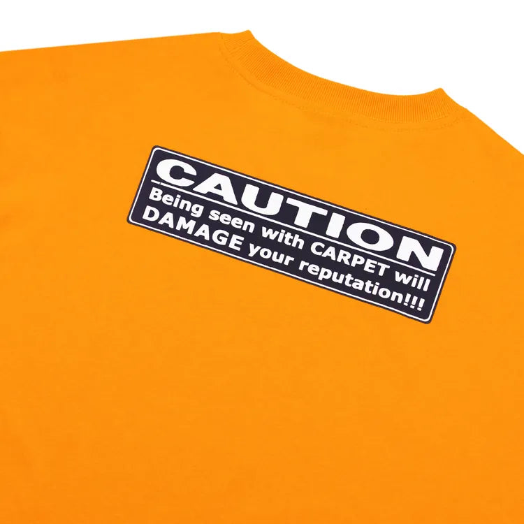 Carpet Company T-SHIRT Carpet Biohazard Tee - Orange