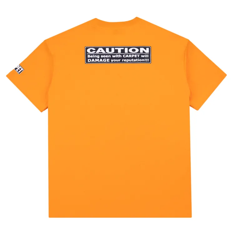 Carpet Company T-SHIRT Carpet Biohazard Tee - Orange