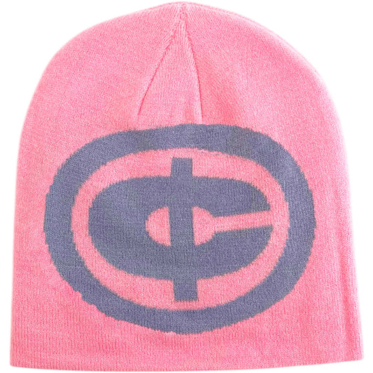Carpet Company BEANIE Carpet Cent Skully Beanie - Pink