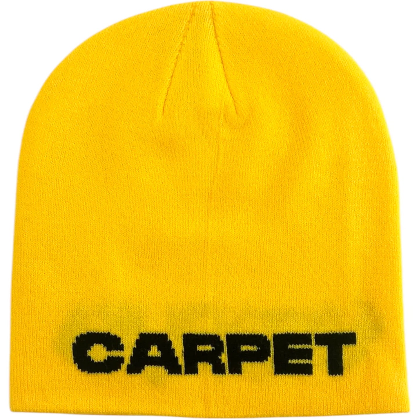 Carpet Company BEANIE Carpet Cent Skully Beanie - Yellow