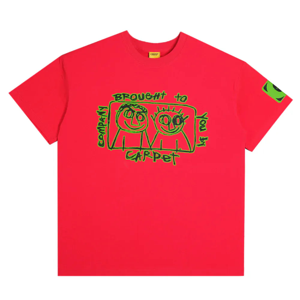 Carpet Company T-SHIRT Carpet Company Bad Kids Tee - Red
