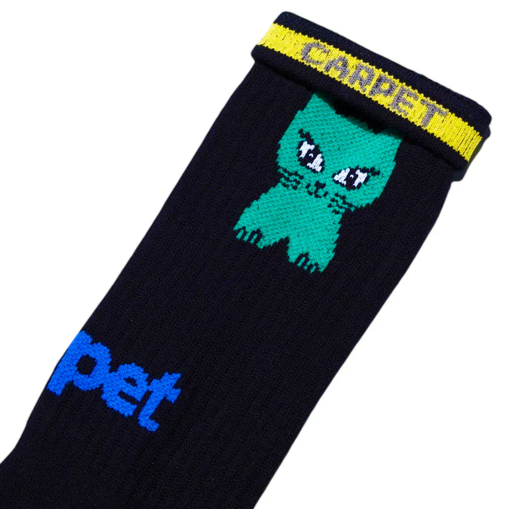 Carpet Company SOCKS Carpet Company Cat Socks - Black