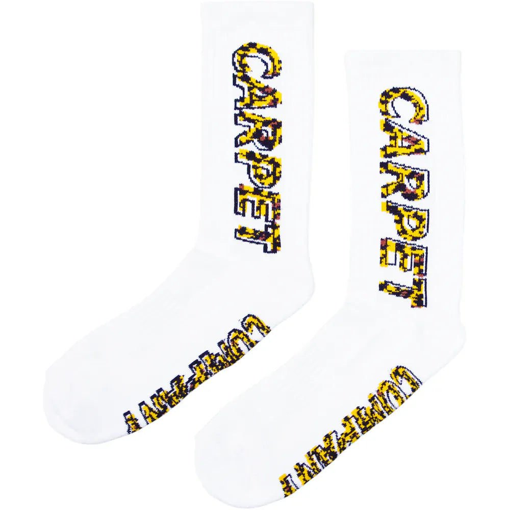Carpet Company SOCKS Carpet Company Misprint Sock - White