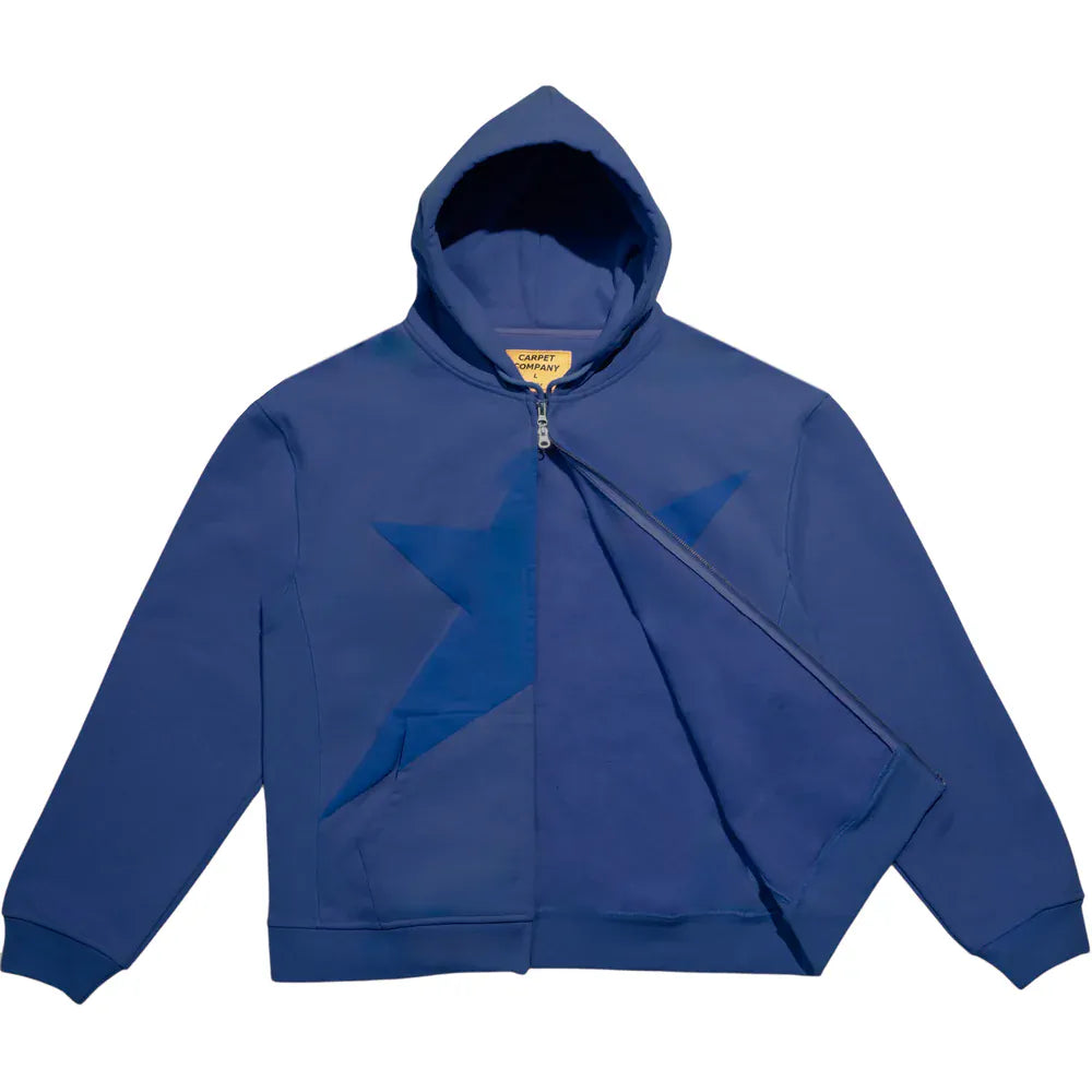 Carpet Company HOODIE Carpet Company Puff Print Hoodie - Navy