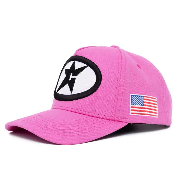 Carpet Company HAT Carpet Glow In The Dark C-Star Hat - Pink