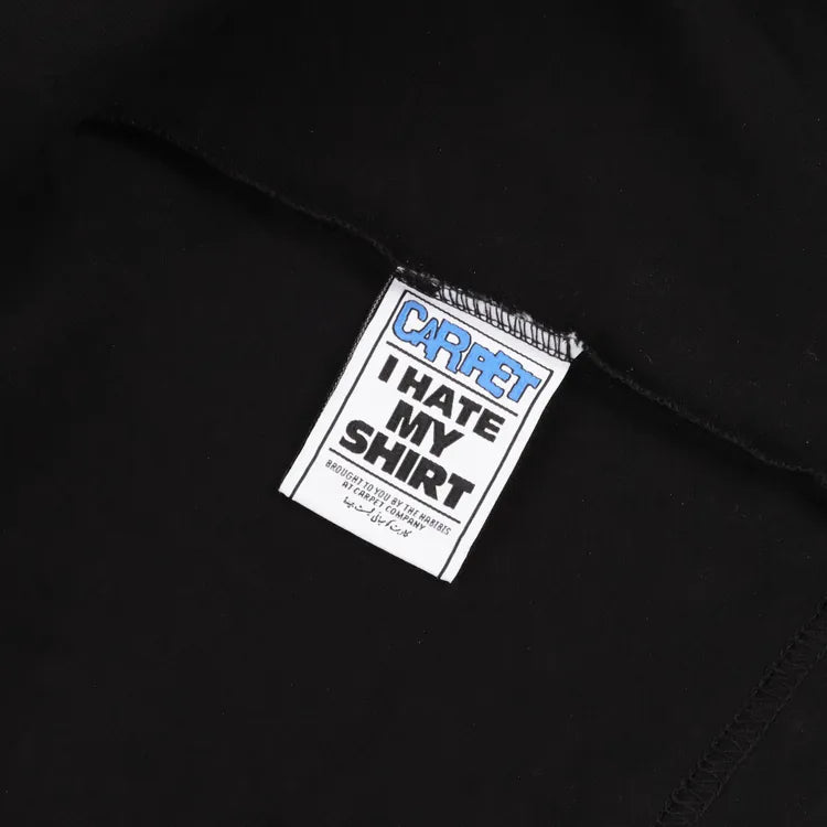 Carpet Company T-SHIRT Carpet Glow In The Dark C-Star Tee - Black