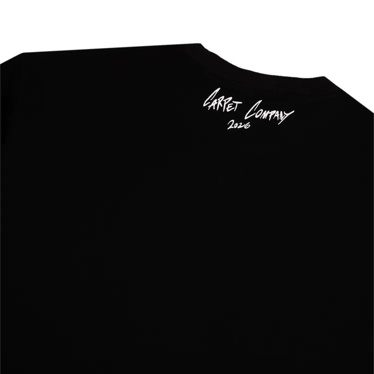 Carpet Company T-SHIRT Carpet Glow In The Dark C-Star Tee - Black