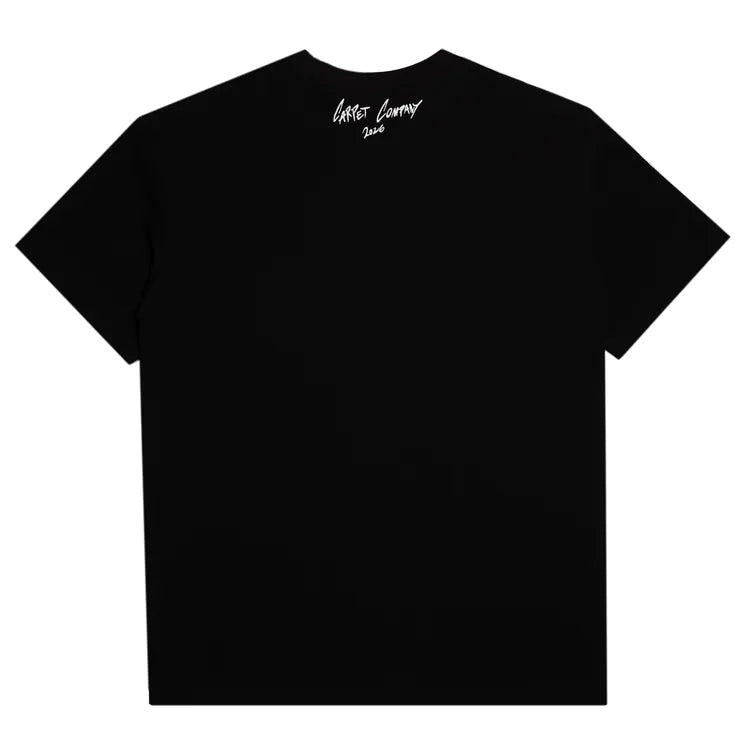 Carpet Company T-SHIRT Carpet Glow In The Dark C-Star Tee - Black