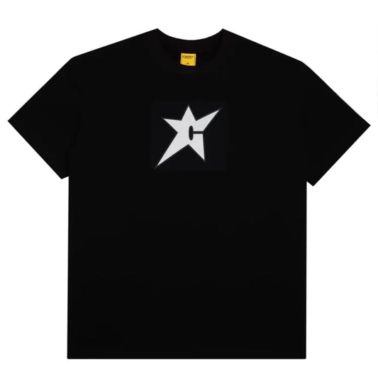 Carpet Company T-SHIRT Carpet Glow In The Dark C-Star Tee - Black