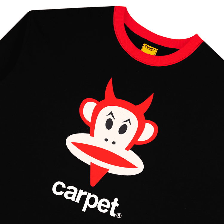 Carpet Company LONGSLEEVE TEE Carpet Paul Frank Devil Julius L/S Tee - Black