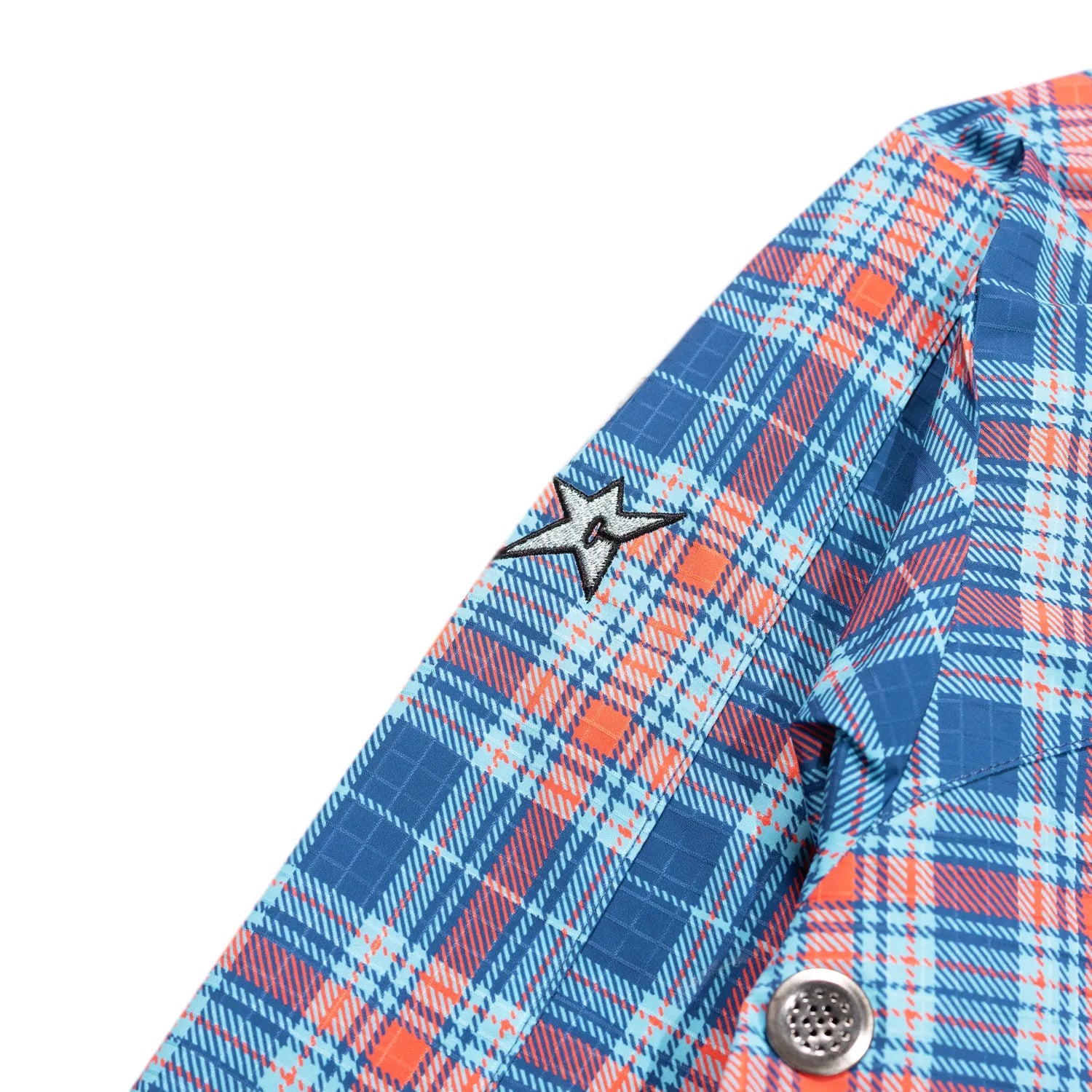 Carpet Company JACKET L Carpet Reversible Plaid Rain Jacket - Plaid