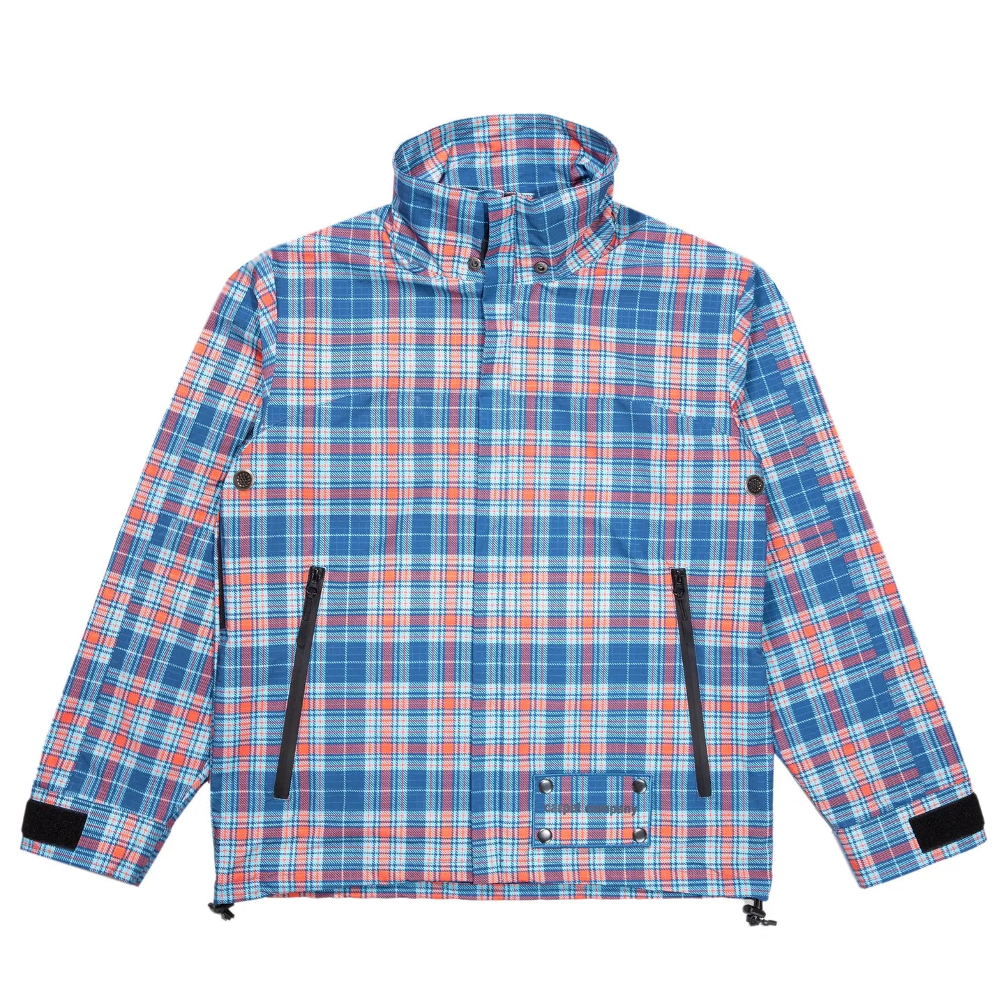 Carpet Company JACKET L Carpet Reversible Plaid Rain Jacket - Plaid