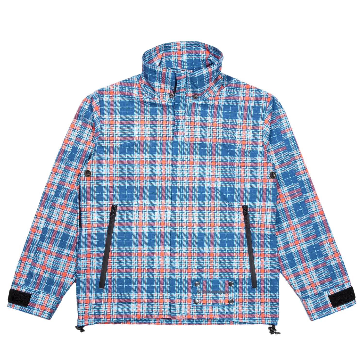 Carpet Company JACKET L Carpet Reversible Plaid Rain Jacket - Plaid