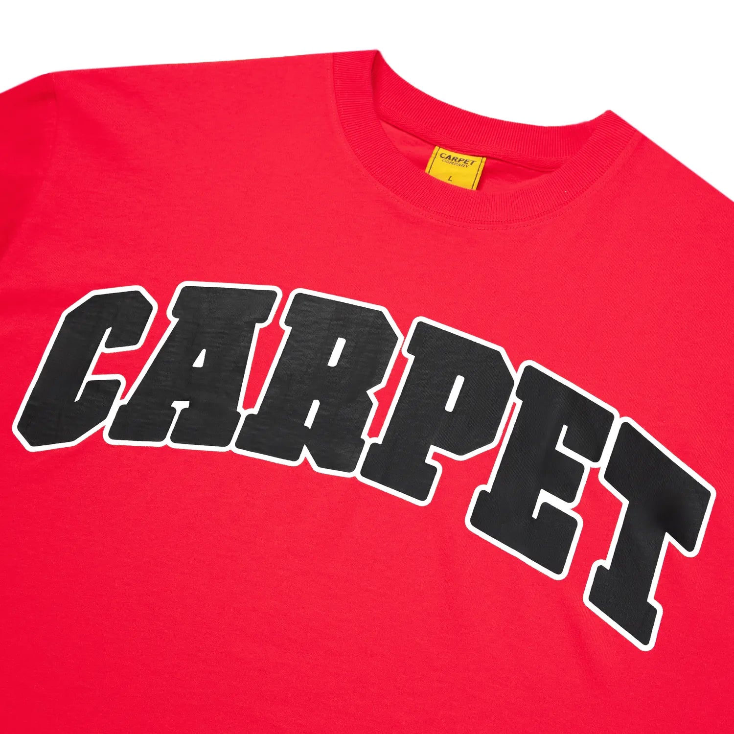 Carpet Company T-SHIRT Carpet Varsity Tee - Red