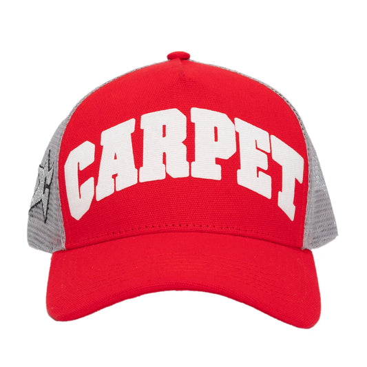 Carpet Company HAT Carpet Varsity Trucker Hat - Red