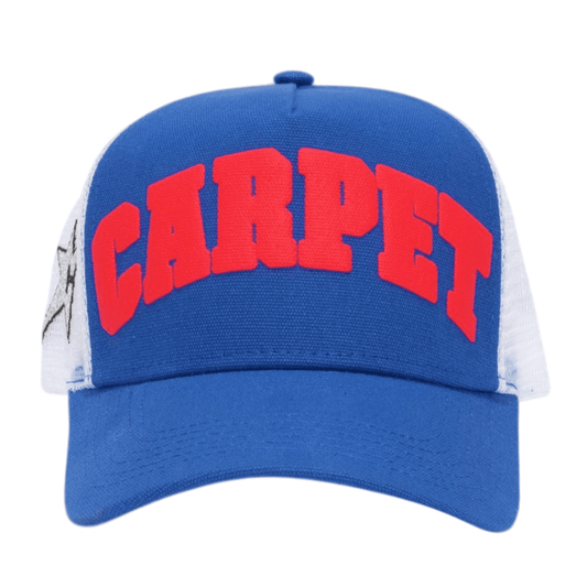 Carpet Company HAT Carpet Varsity Trucker Hat - Royal
