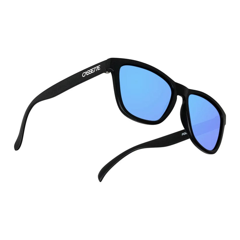 CASSTTE OPTICS SUNGLASSES Cassette Optics Easy Livin' - Matte Black / Blue Mirror Polarized Lens
