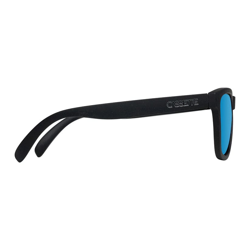 CASSTTE OPTICS SUNGLASSES Cassette Optics Easy Livin' - Matte Black / Blue Mirror Polarized Lens