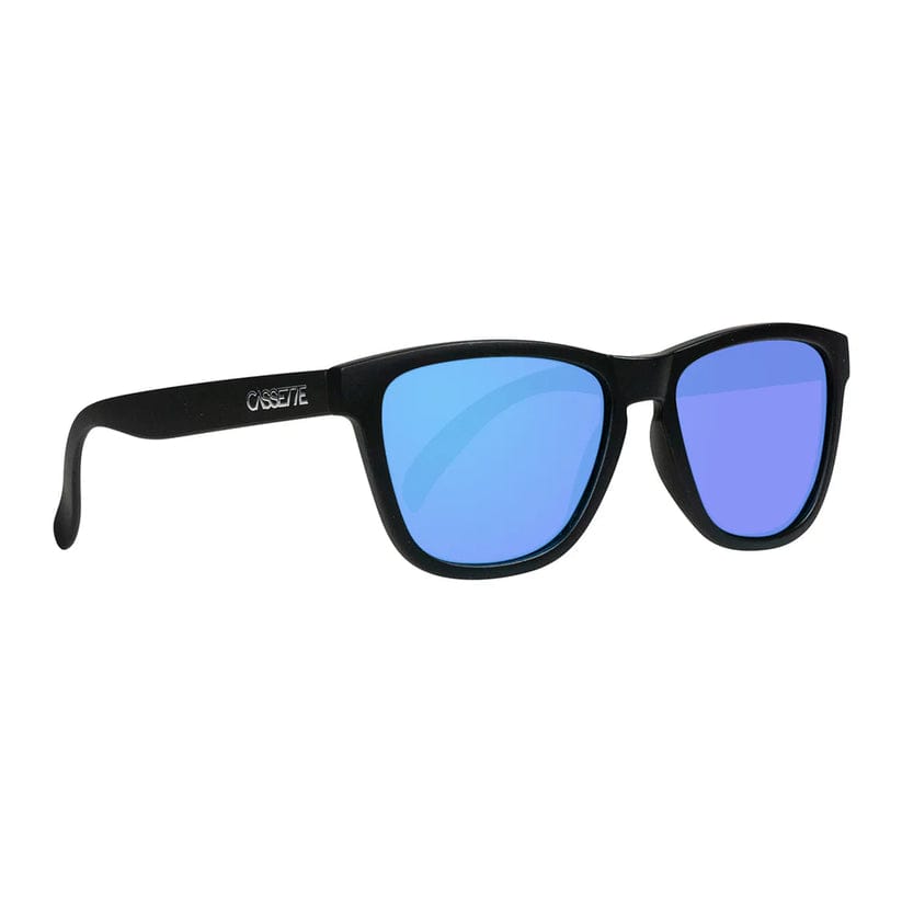 CASSTTE OPTICS SUNGLASSES Cassette Optics Easy Livin' - Matte Black / Blue Mirror Polarized Lens