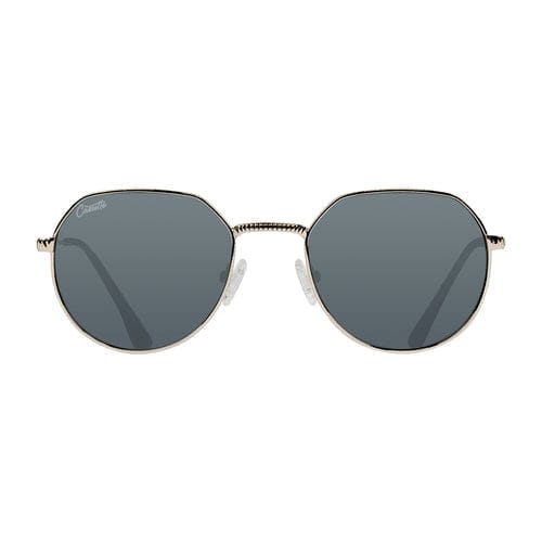 CASSTTE OPTICS SUNGLASSES Cassette Optics Melody Sunglasses - Silver Dark Tort Smoke