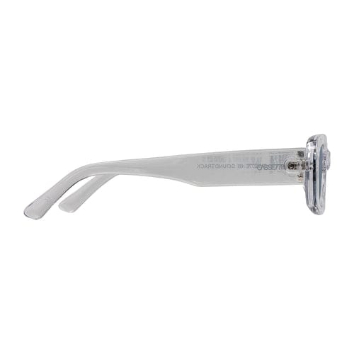 CASSTTE OPTICS SUNGLASSES Cassette Optics Soundtrack Sunglasses - Crystal / Smoke Lens
