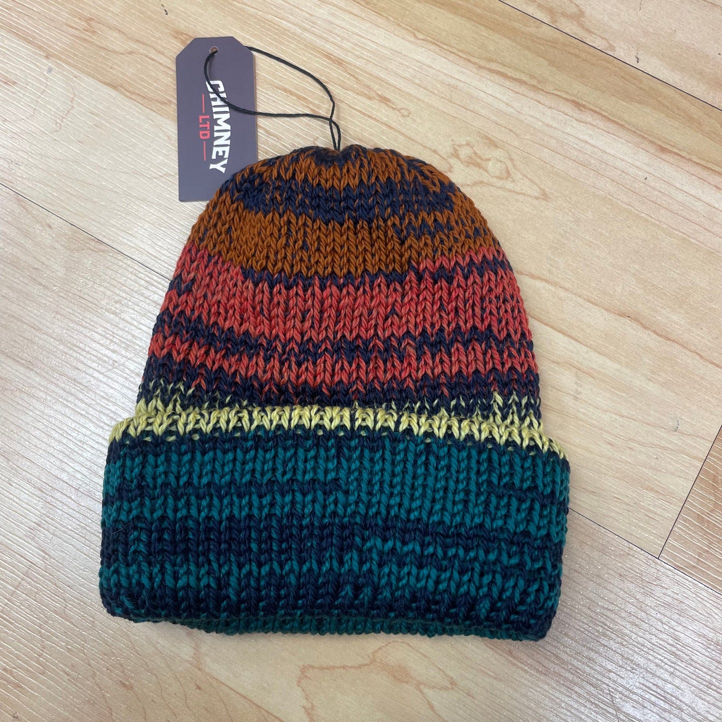 Chimney LTD BEANIE Chimney LTD Short Stack Beanie - Blocks Multicolor