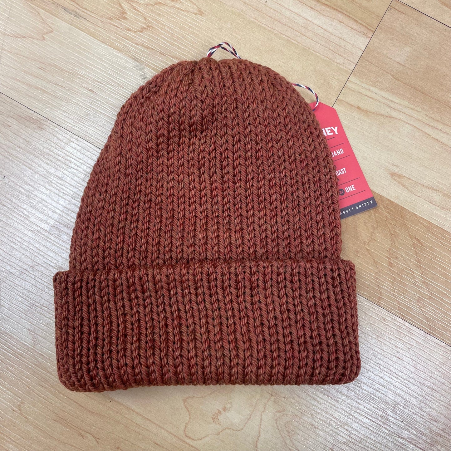 Chimney LTD BEANIE Chimney LTD Short Stack Beanie - Brick Red Heather