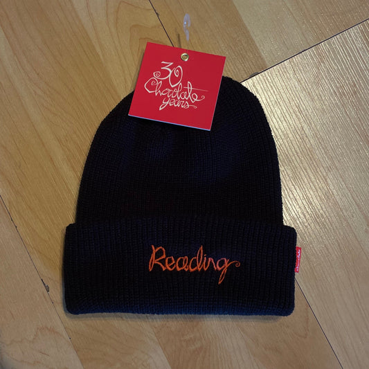 CHOCOLATE BEANIE Chocolate Flip the Script Reading Beanie - Black