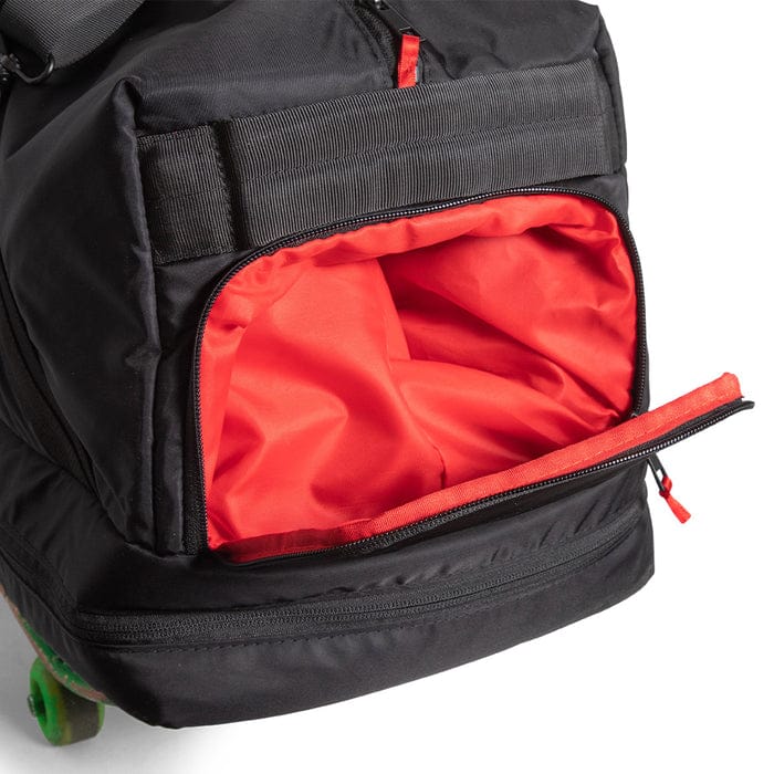 CHOCOLATE BAG Chocolate Travel Duffle Bag - Black Red