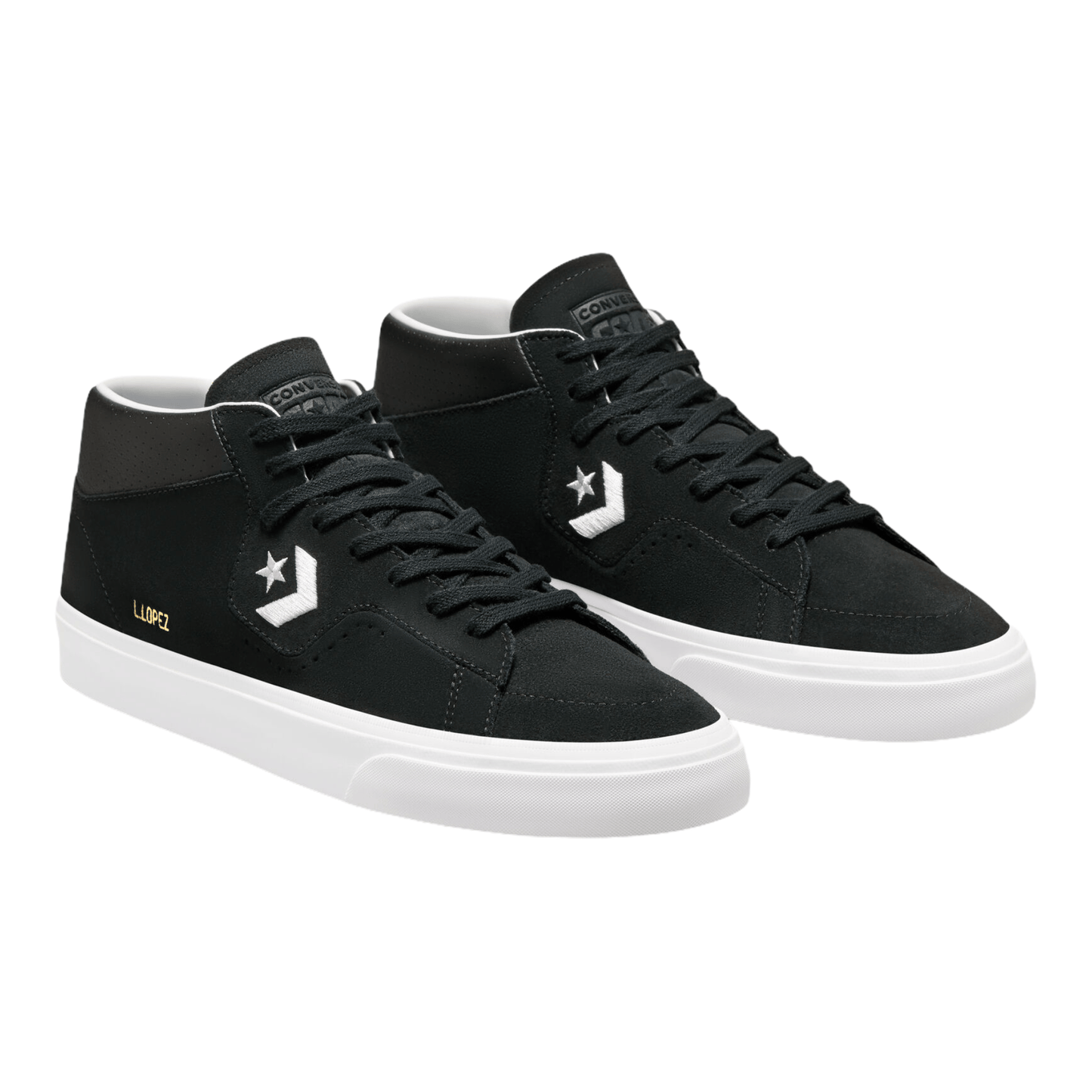 CONVERSE SKATEBOARDING SHOE CONVERSE Converse CONS Lopez Pro Mid - Black White