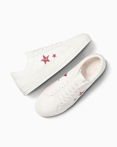 CONVERSE SKATEBOARDING SHOE CONVERSE Converse CONS One Star Pro - (Turnstile) White Pink White